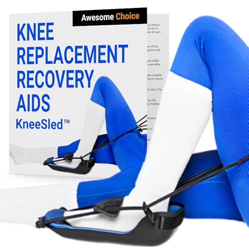 KneeSled Best choice after knee replacement surgery increases range of motion, stretches knees, improving mobility and flexibility leg exercise great for working out knee pain