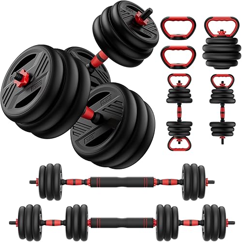 Cvonte Adjustable Dumbbell Set, 20/30/45/70/90lbs Free Weight Set With — Real-world performance testing in action