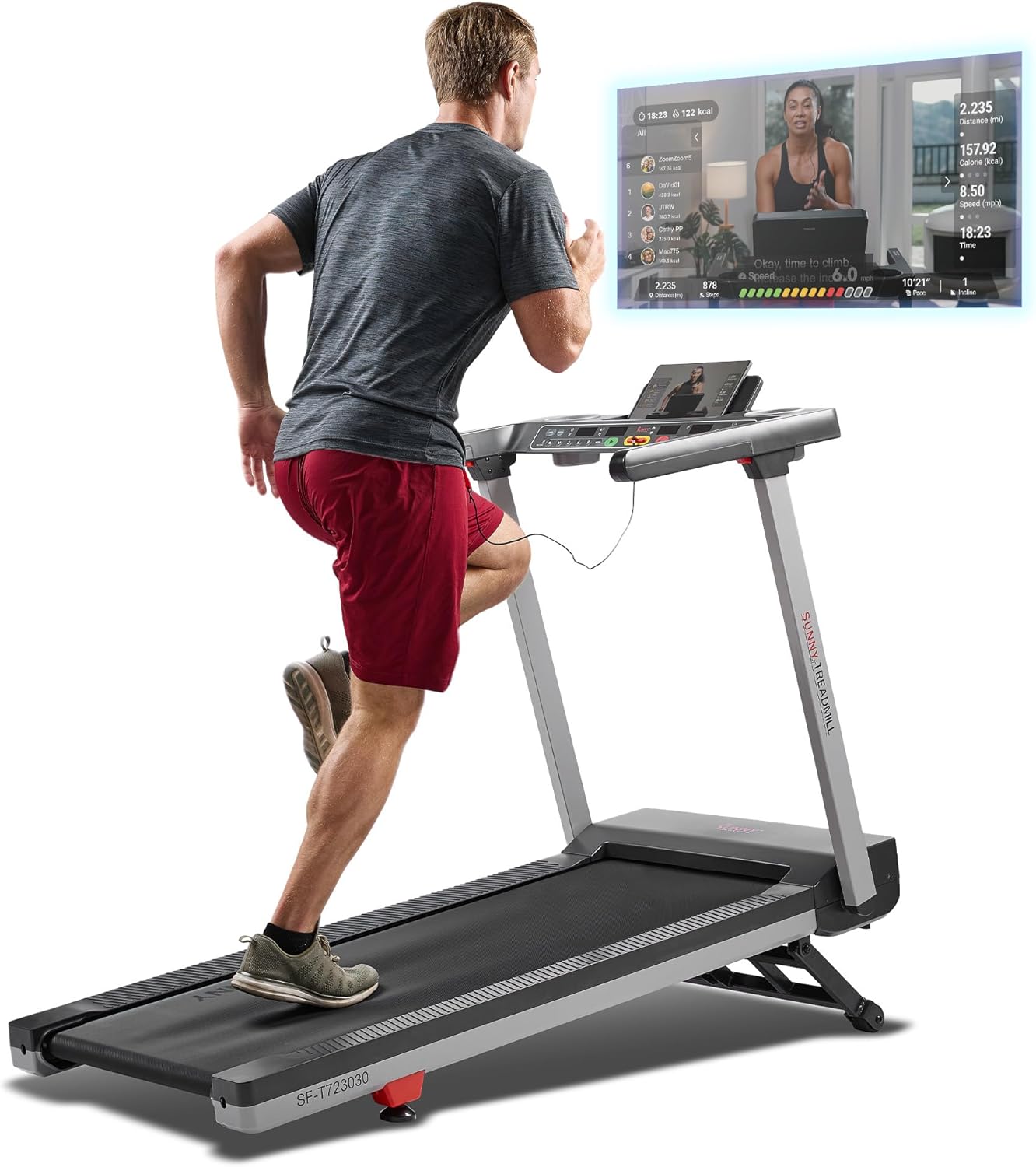 Sunny Health & Fitness Fully Assembled OneClick-Fold 20