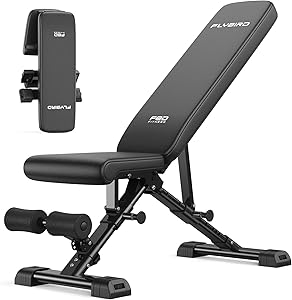 FLYBIRD WB5 Weight Bench, ASTM-Certified 800LBS Adjustable Weight Bench Workout Bench Fold