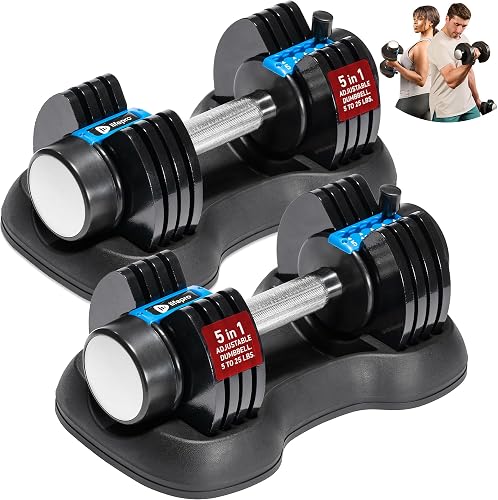 Lifepro Adjustable Dumbbells Set – Quick Adjustment, Anti Slip Handle — Build quality and design details up close