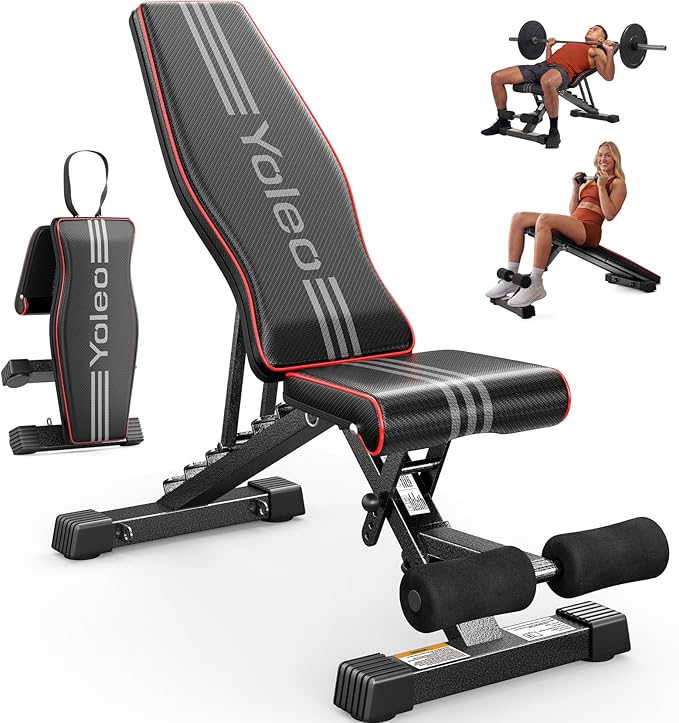 YOLEO Adjustable Weight Bench for Home Gym, ASTM-Certified 827LBS, 98% — Complete testing methodology overview